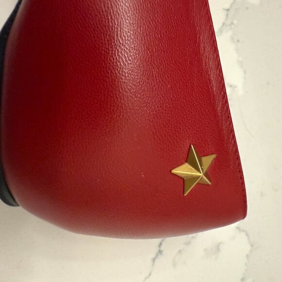 Gucci Flats with Red and Navy Bow - Picture 9 of 15